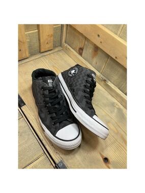 𝅺CONVERSE Chuck Taylor Allstar Madglam Dunk 565387F Black Gray US8.5 Womens